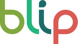 Blip (Blend's Little Internship Program) logo.