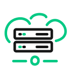 Headless Icon - Server with Cloud