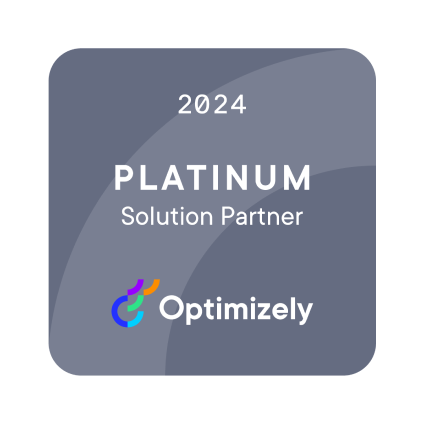 2024 Optimizely Platinum Solution Partner logo.