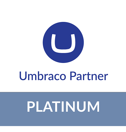 Umbraco Platinum Partner logo.